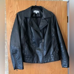 AVA & VIV black moto jacket size 1x